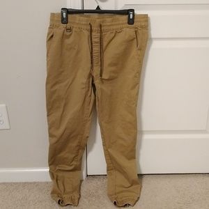Genes Shop Tan Khaki Joggers